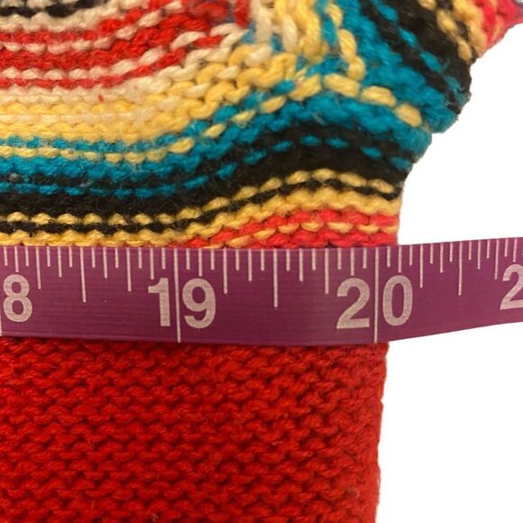 Sag Harbor Sport Multicolor Striped Cardigan Size Medium - Picture 9 of 11